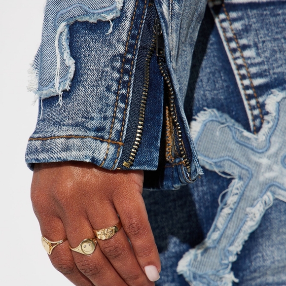 Don't Cross me denim - Picture 5 of 9